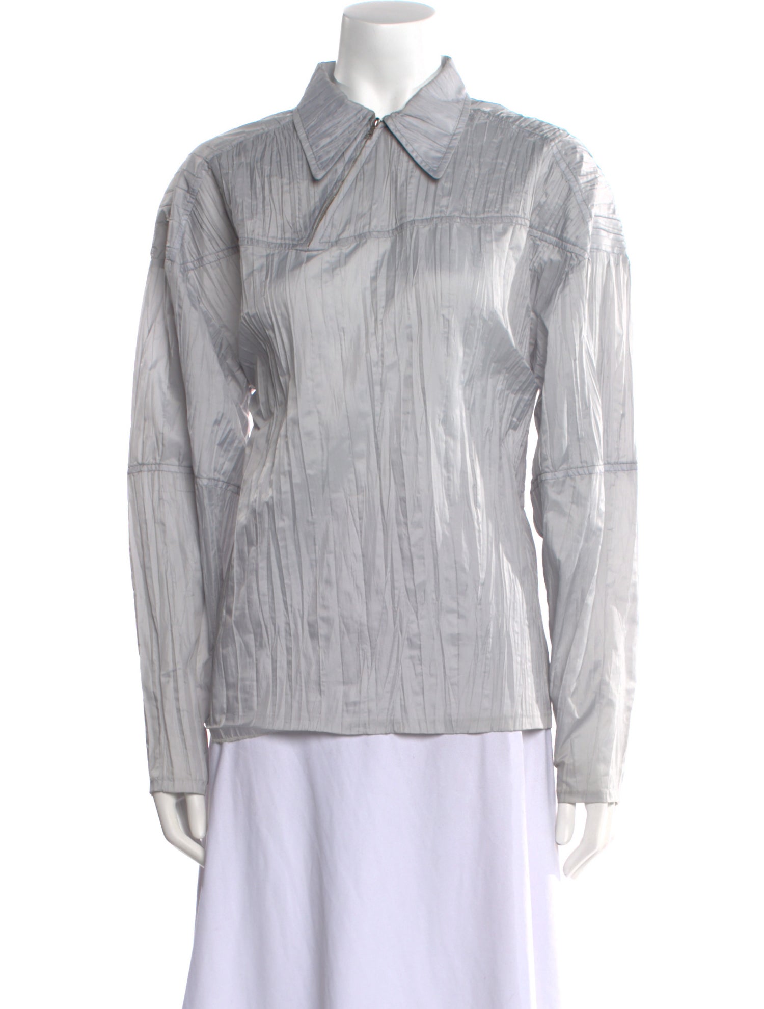 Lorod Long Sleeve Button-Up Top