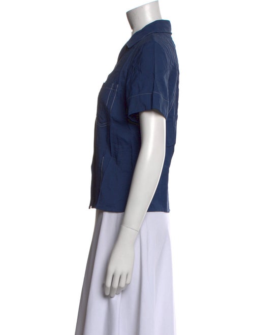 Lorod Short Sleeve Button-Up Top