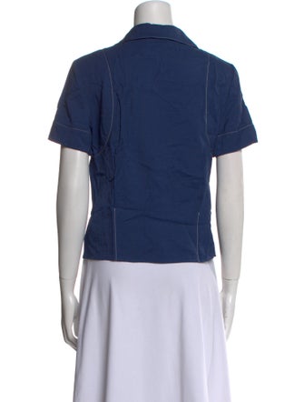 Lorod Short Sleeve Button-Up Top