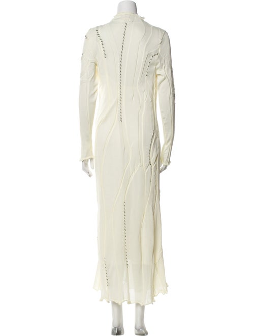 Lorod Mock Neck Long Dress