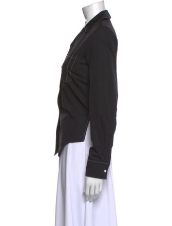 Lorod Long Sleeve Button-Up Top