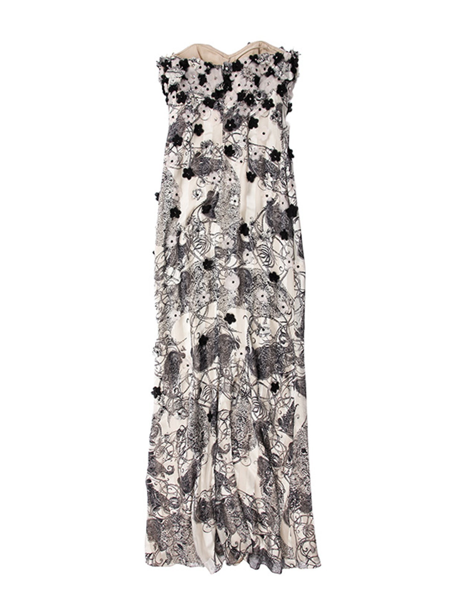 Lorena Sarbu Floral Print Long Dress