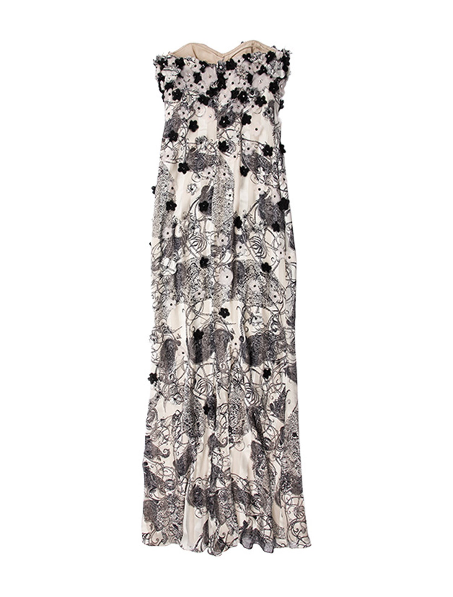 Lorena Sarbu Floral Print Long Dress