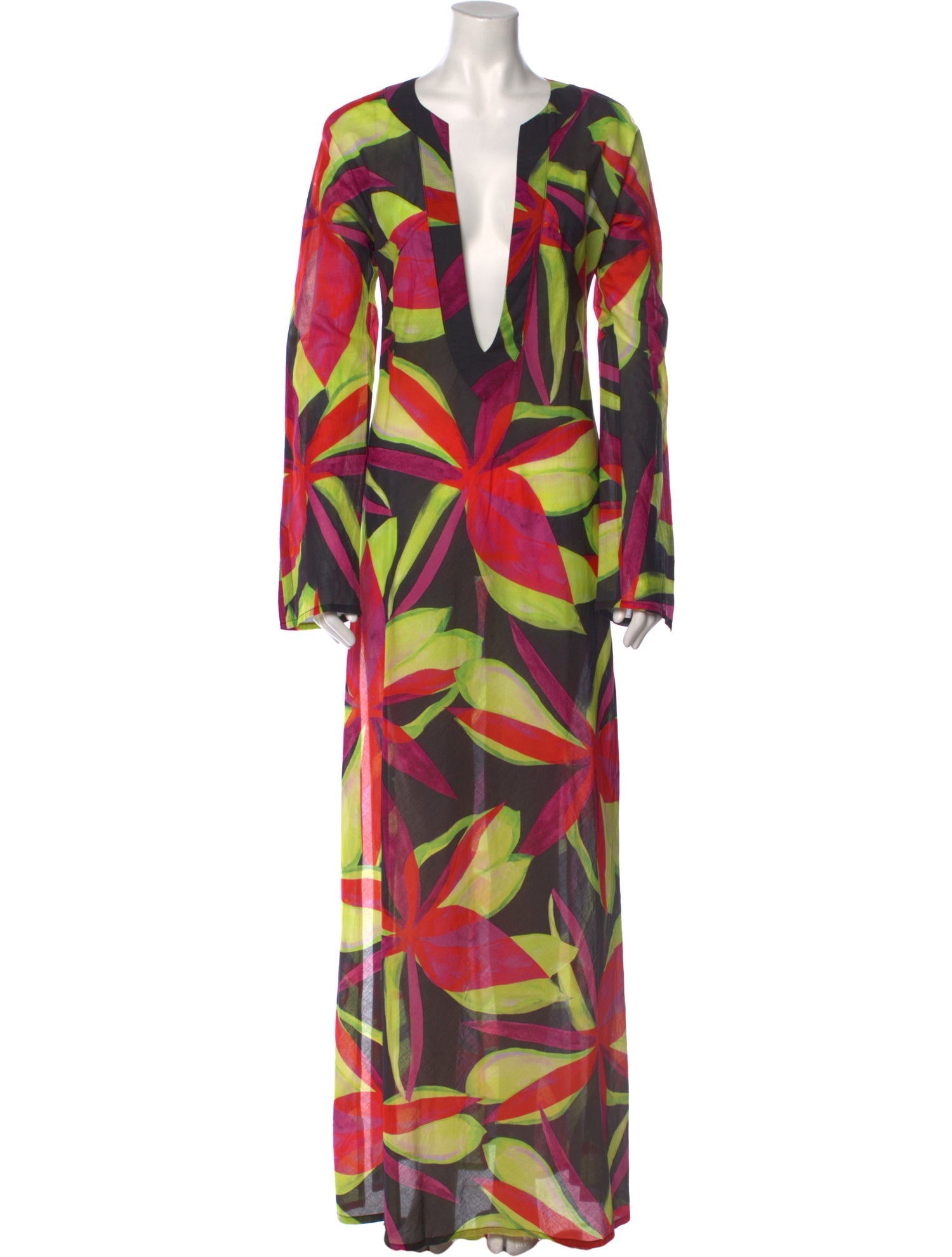 Louisa Ballou Printed Long Dress