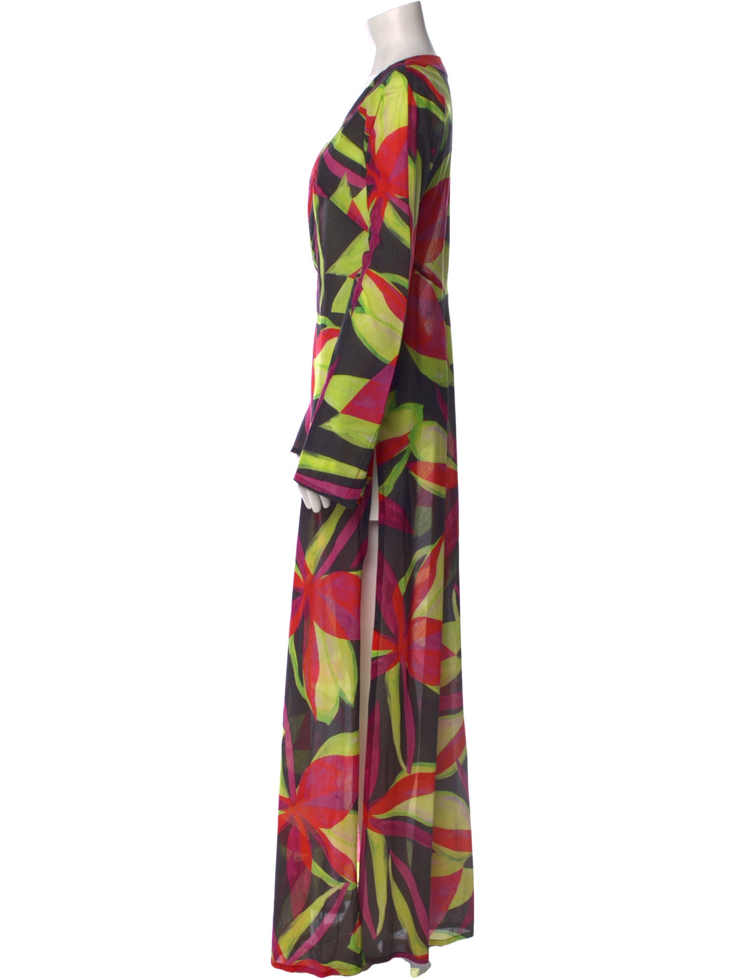 Louisa Ballou Printed Long Dress