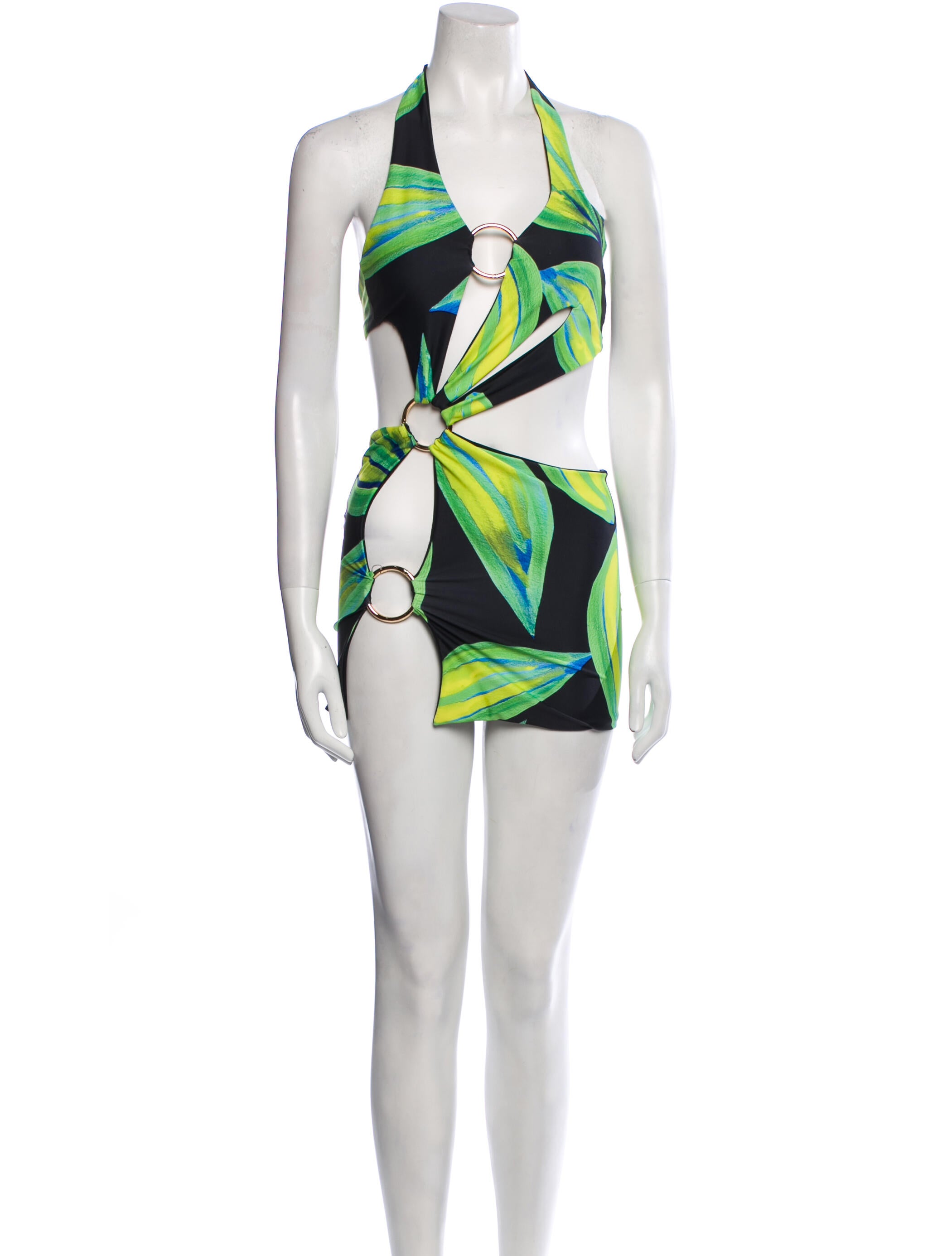 Louisa Ballou Printed Mini Dress