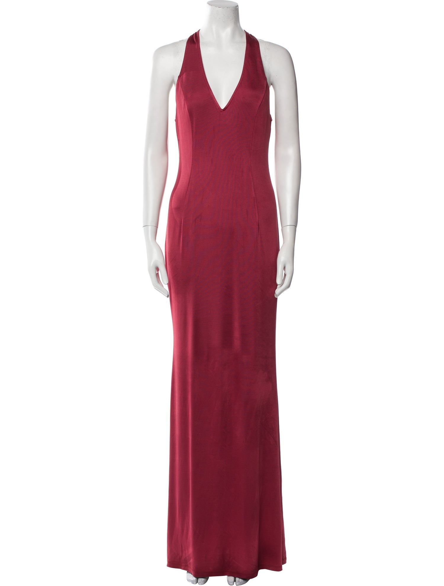 Louisa Ballou V-Neck Long Dress
