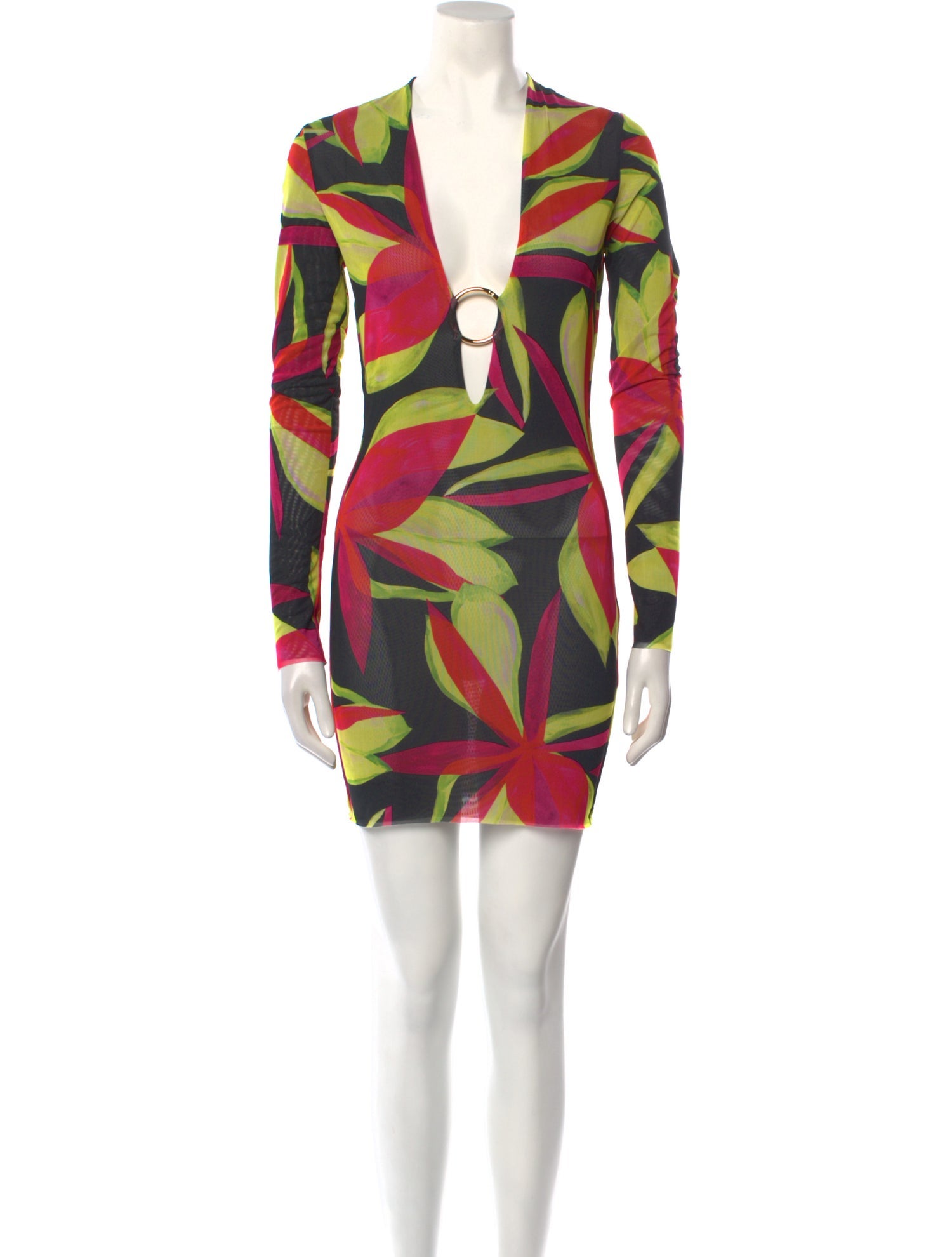 Louisa Ballou Printed Mini Dress