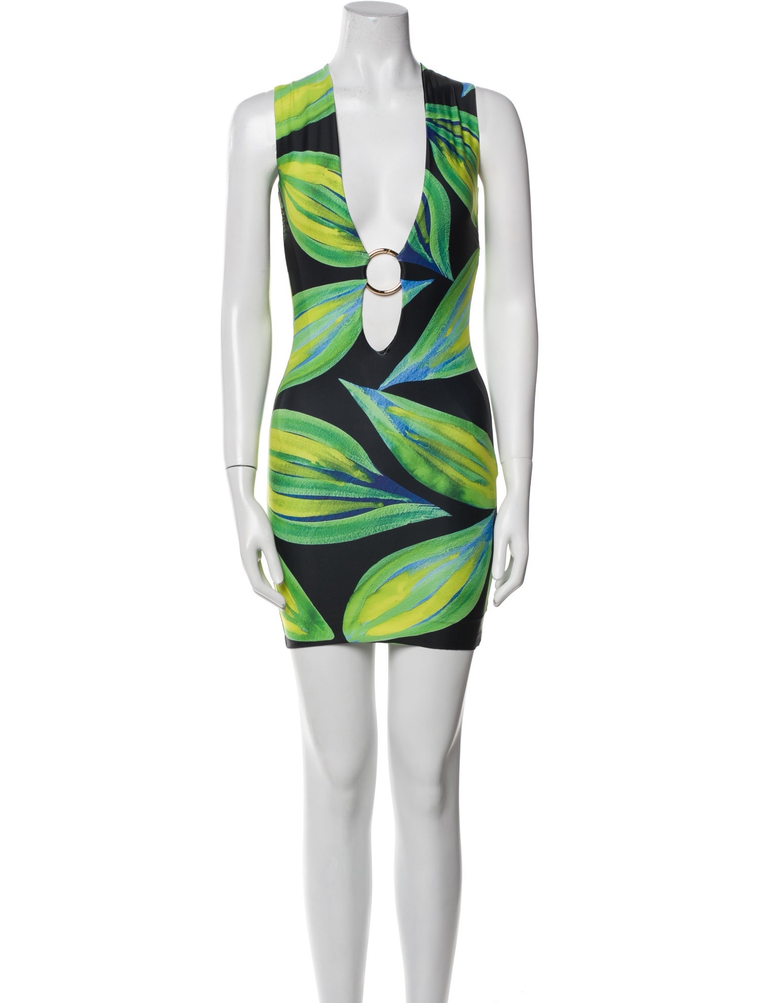 Louisa Ballou Printed Mini Dress