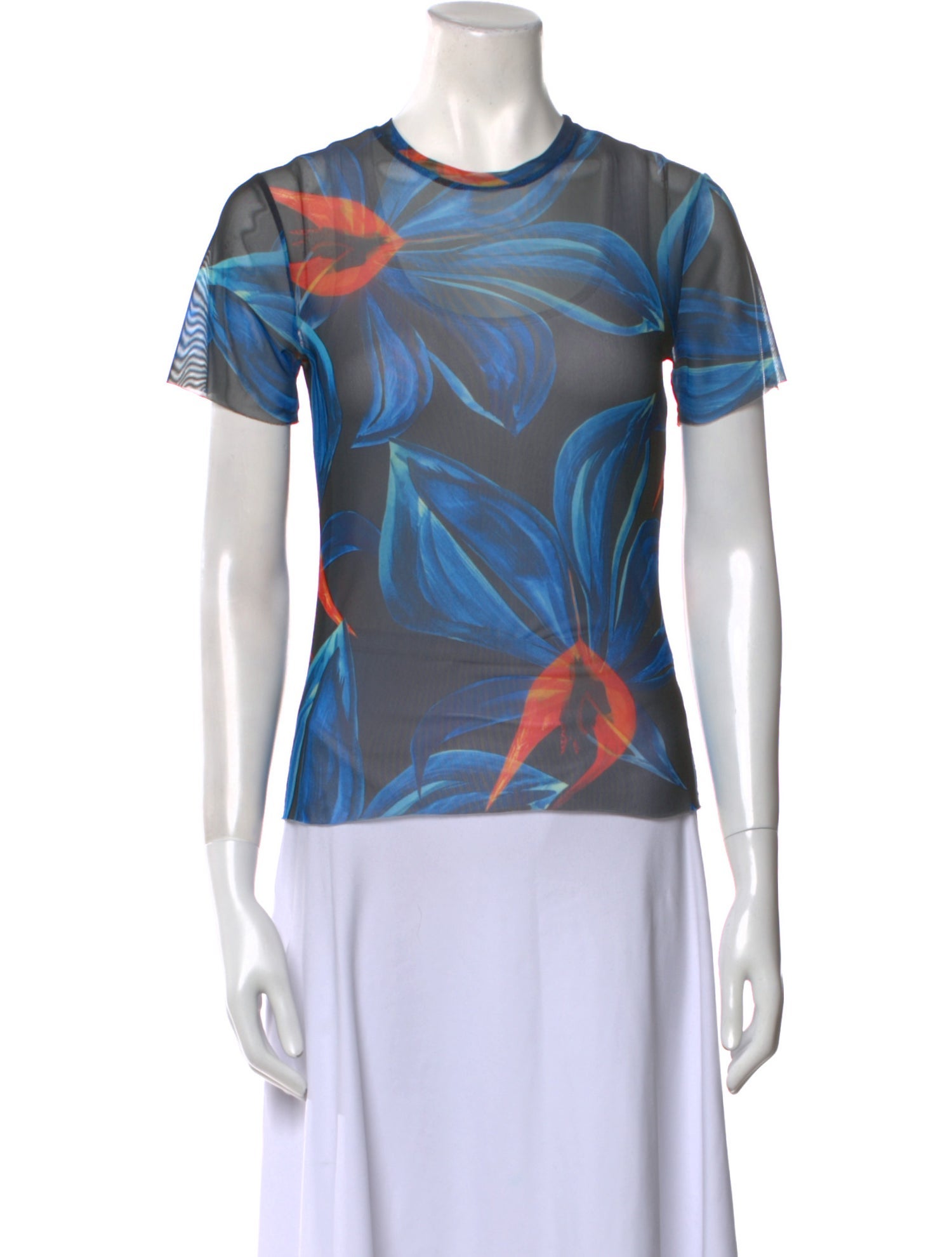 Louisa Ballou Printed Crew Neck T-Shirt