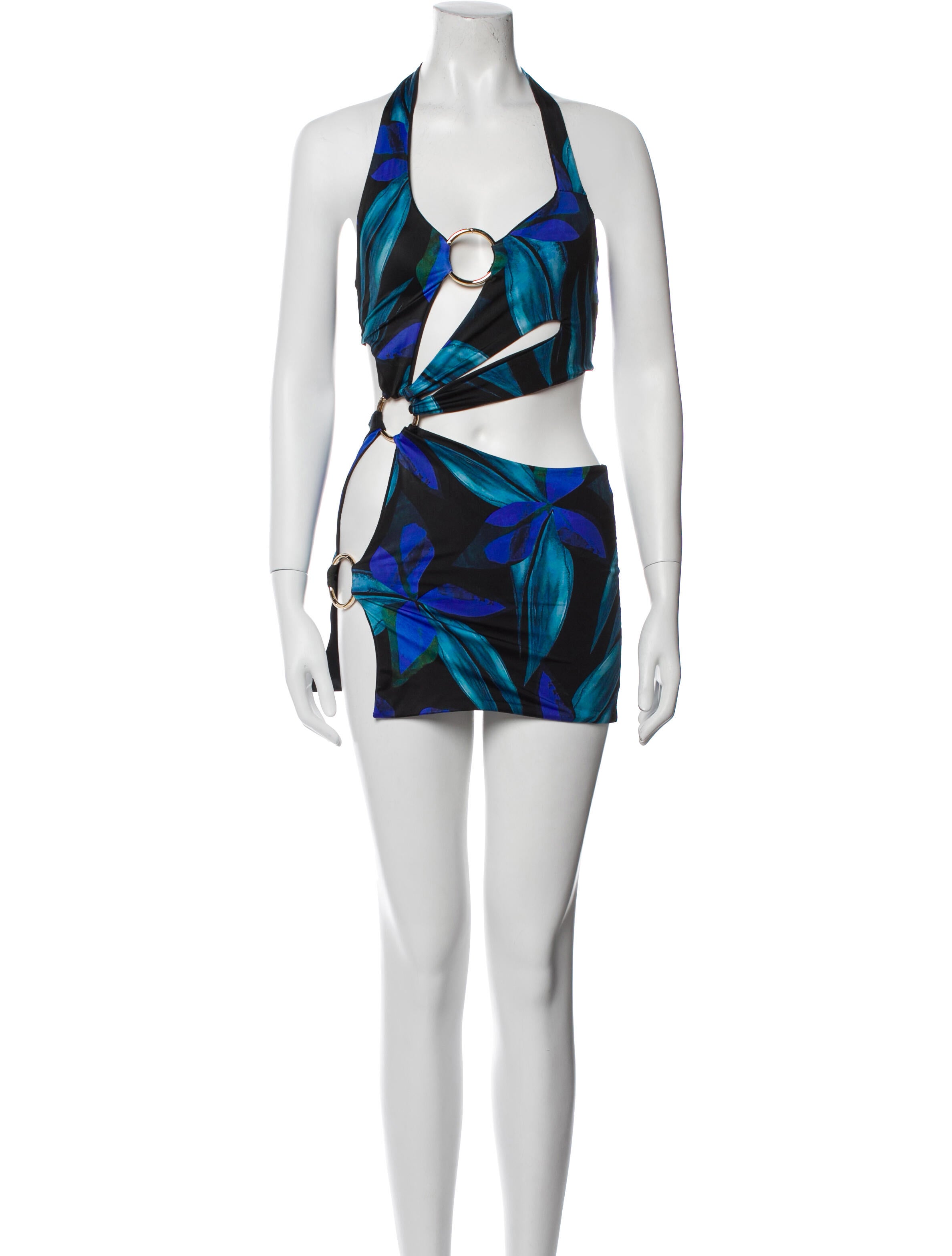 Louisa Ballou Printed Mini Dress