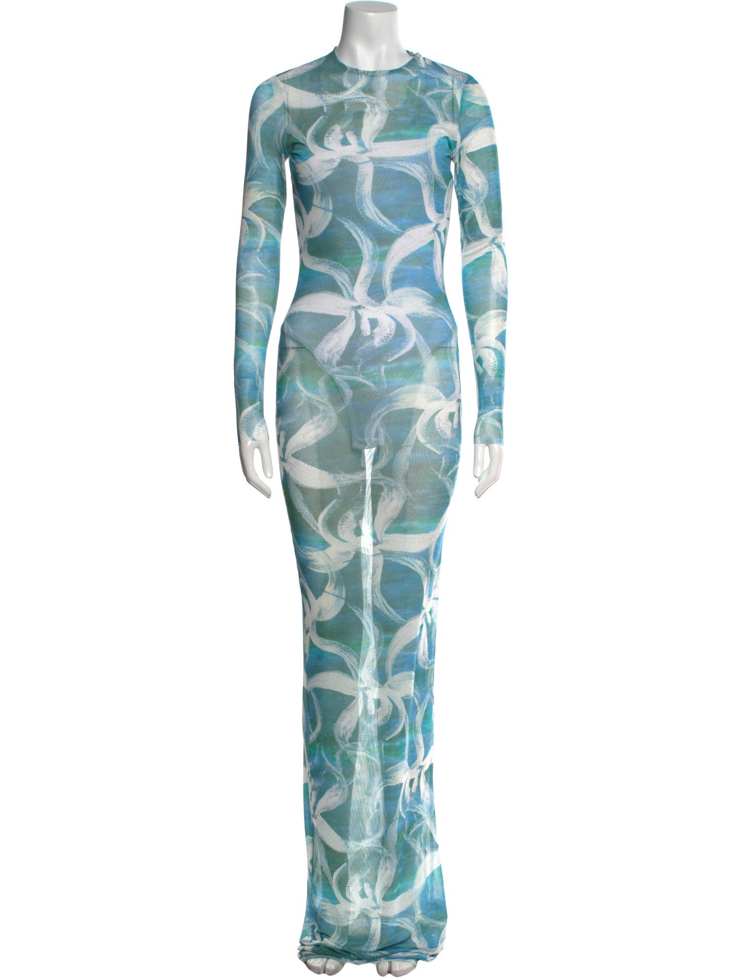 Louisa Ballou Printed Long Dress