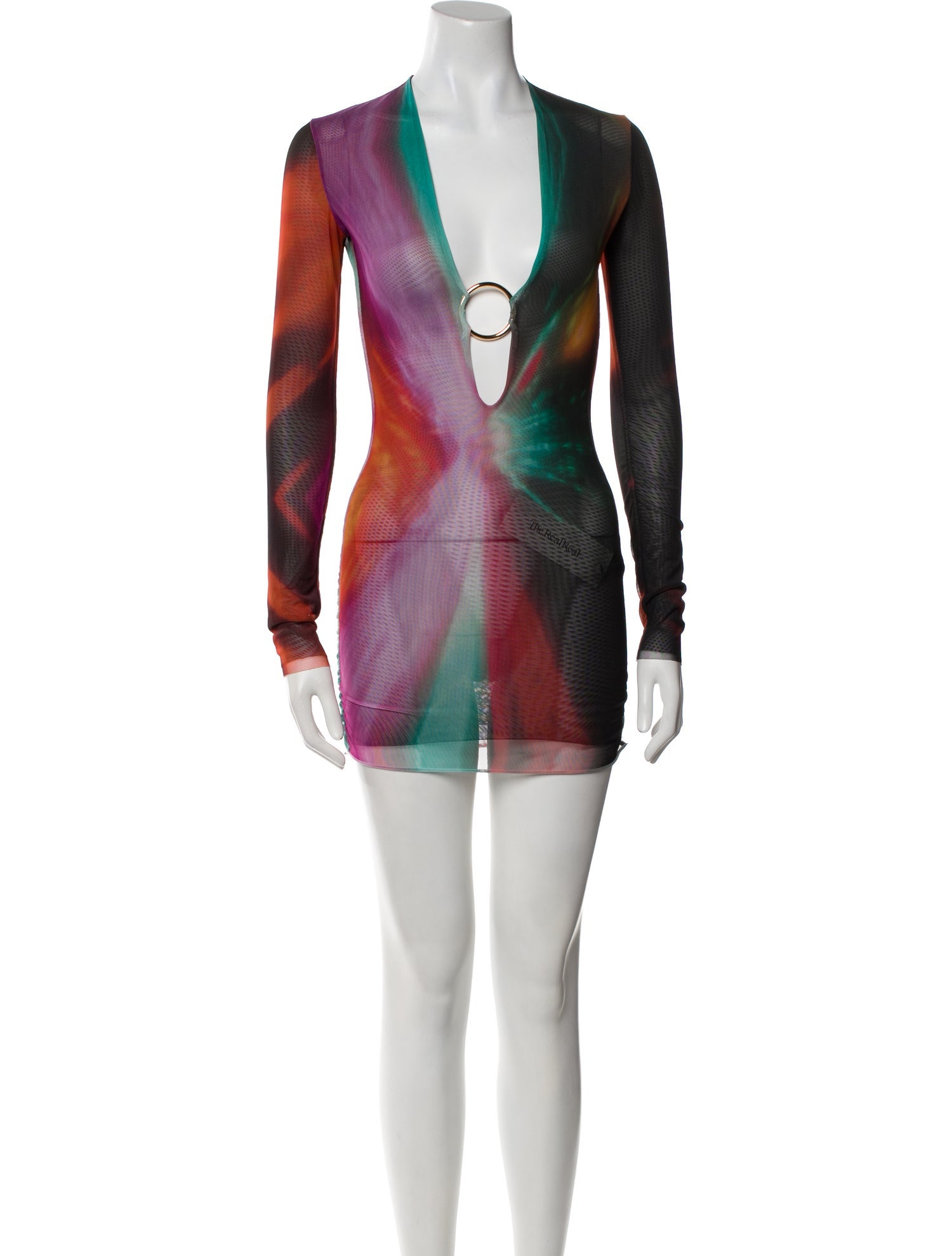 Louisa Ballou Printed Mini Dress