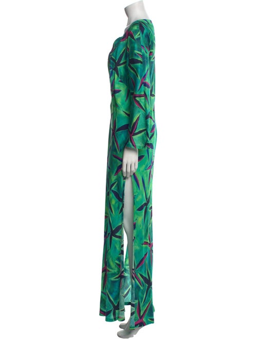 Louisa Ballou Printed Long Dress