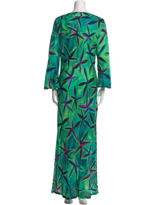 Louisa Ballou Printed Long Dress