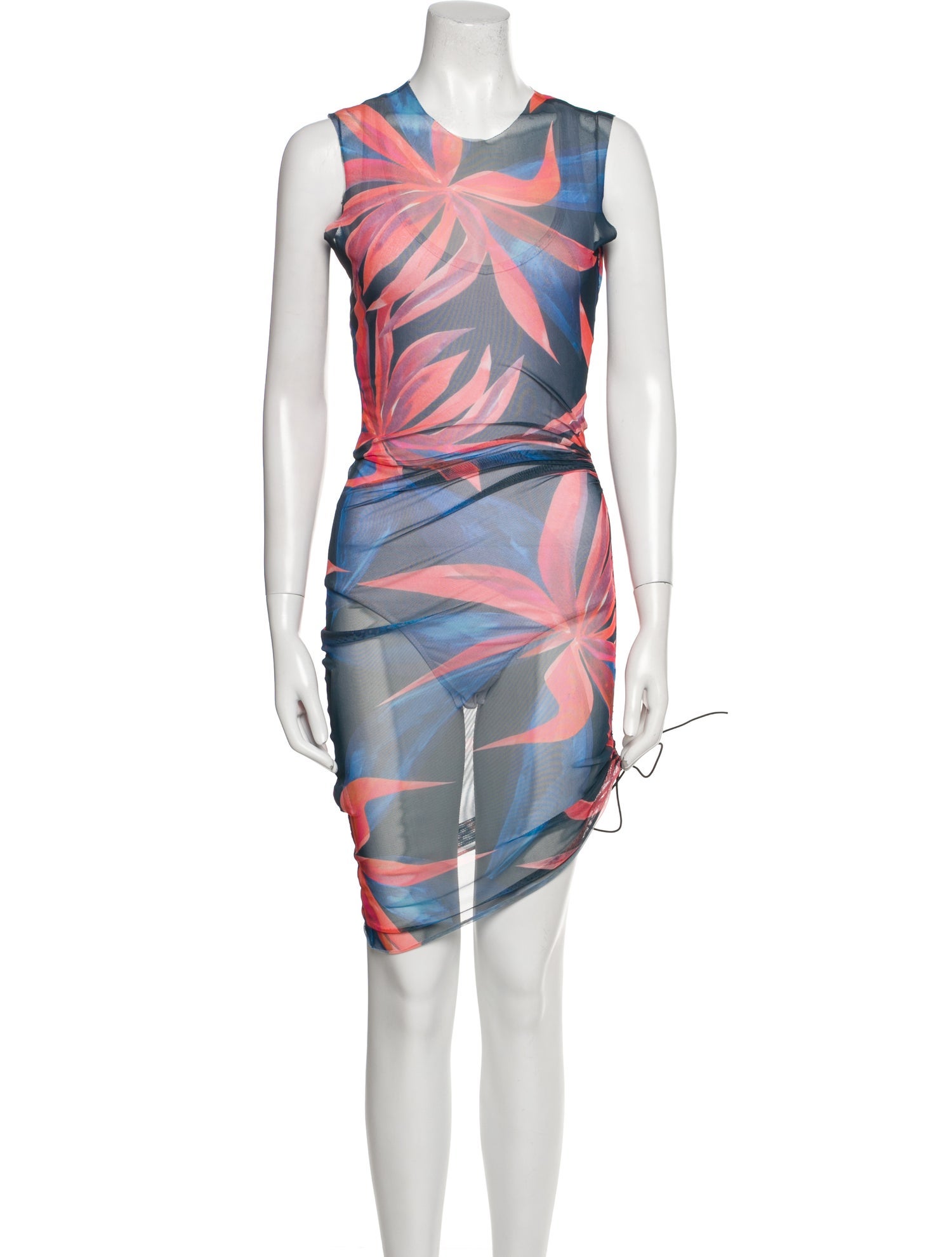 Louisa Ballou Printed Midi Length Dress