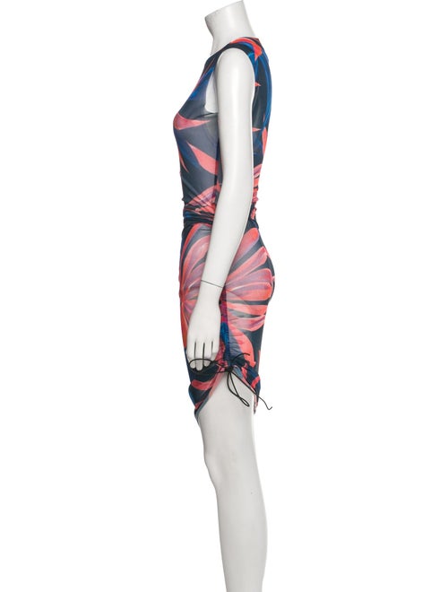 Louisa Ballou Printed Midi Length Dress