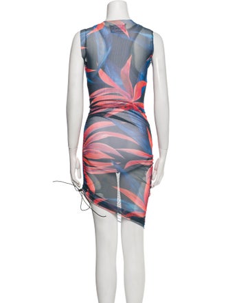Louisa Ballou Printed Midi Length Dress