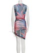 Louisa Ballou Printed Midi Length Dress