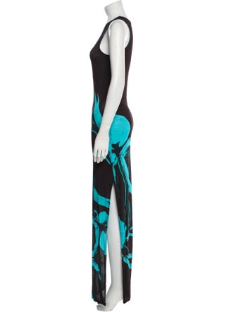 Louisa Ballou Printed Long Dress