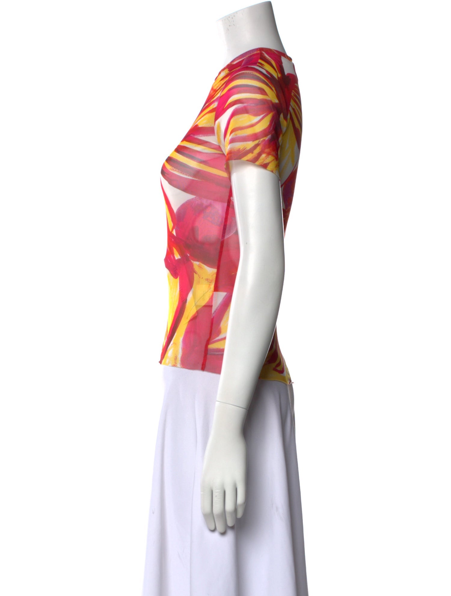 Louisa Ballou Printed Crew Neck T-Shirt