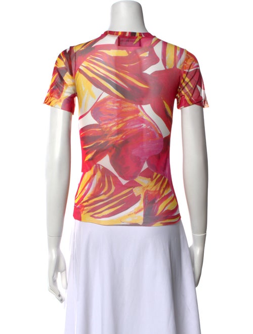 Louisa Ballou Printed Crew Neck T-Shirt