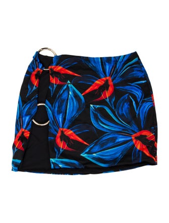 Louisa Ballou Printed Cutout Accent Cover-Up