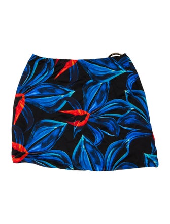 Louisa Ballou Printed Cutout Accent Cover-Up