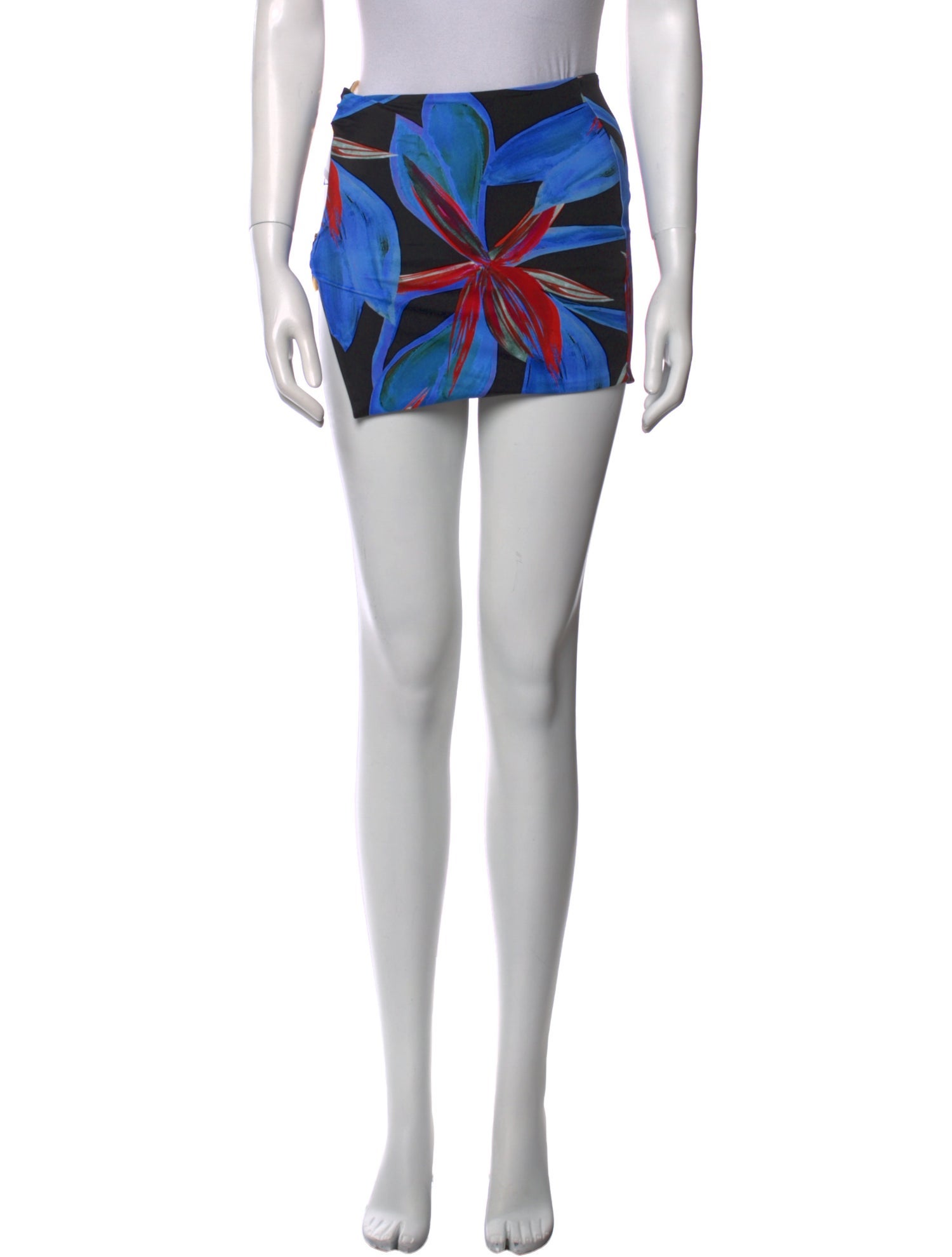 Louisa Ballou Printed Mini Skirt w/ Tags