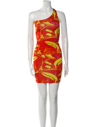 Louisa Ballou Printed Mini Dress
