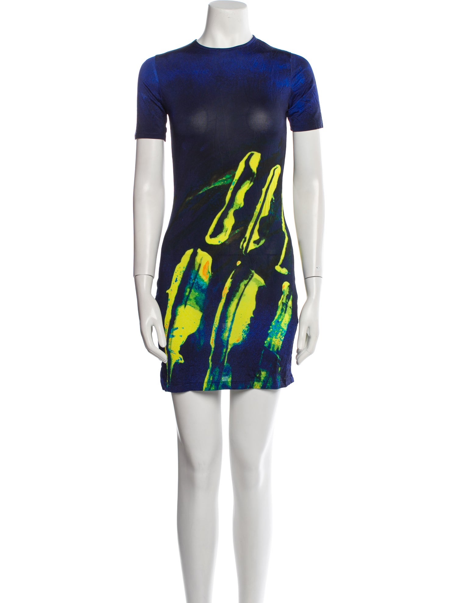 Louisa Ballou Printed Mini Dress