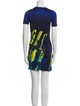 Louisa Ballou Printed Mini Dress