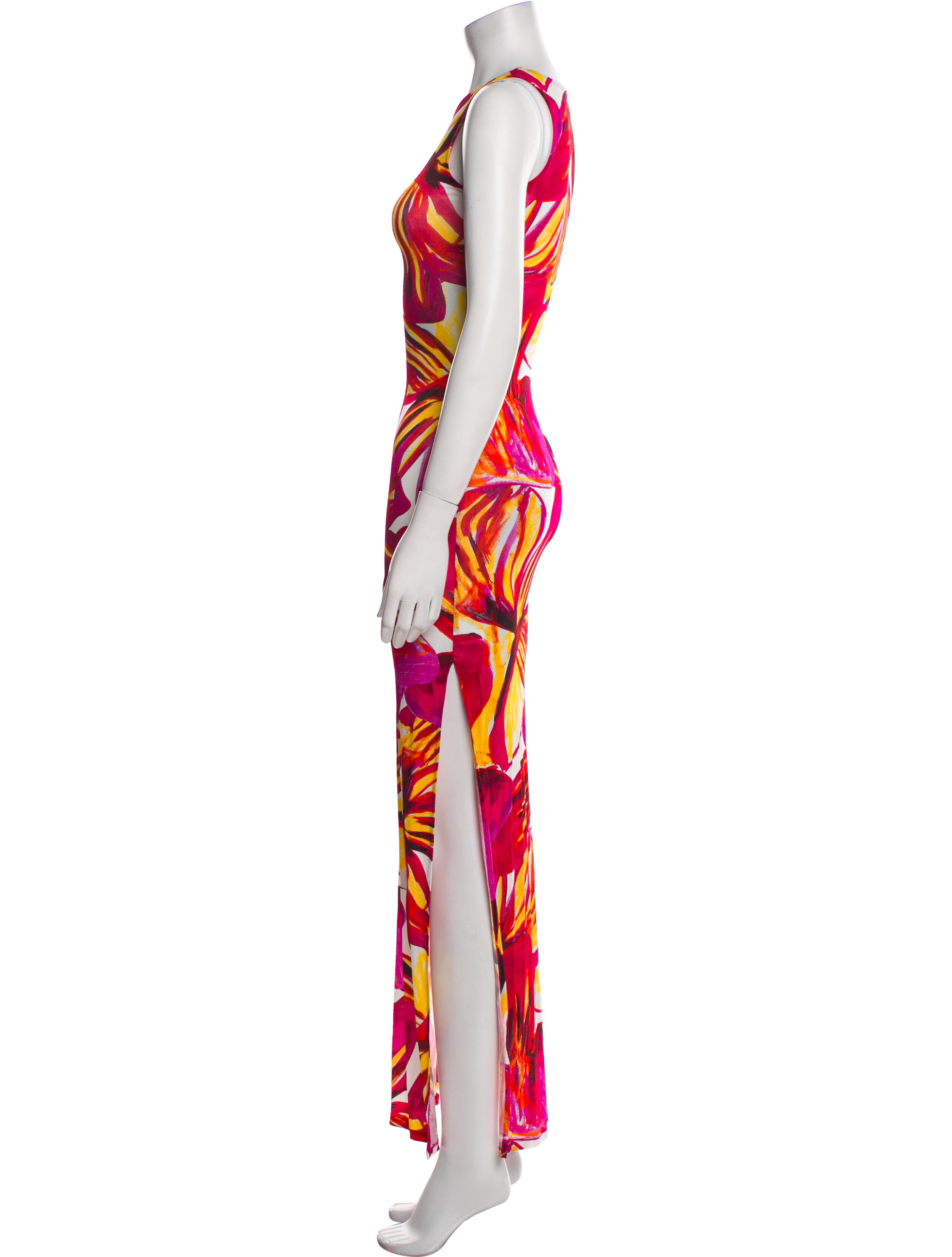 Louisa Ballou Printed Long Dress
