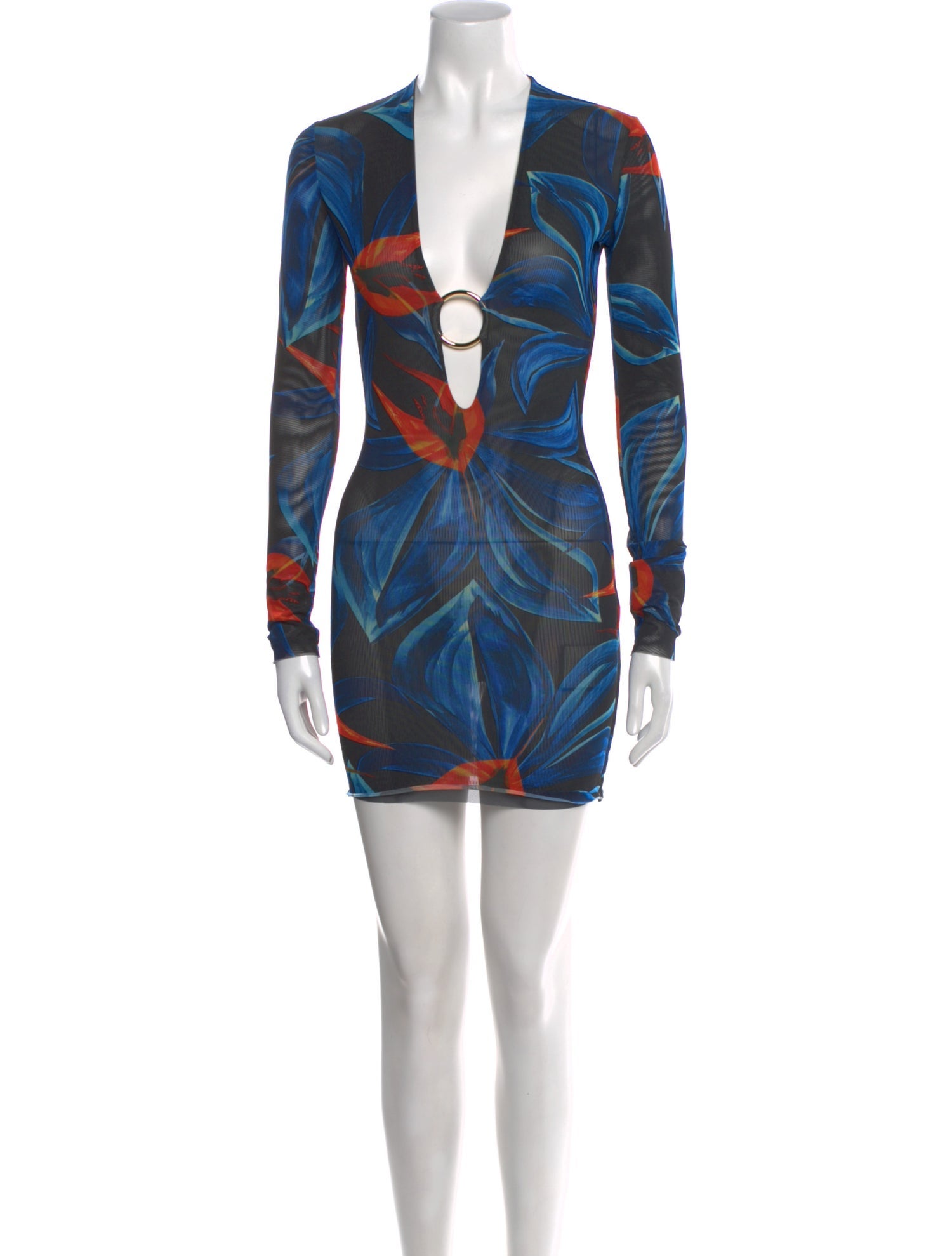 Louisa Ballou Printed Mini Dress