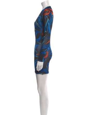 Louisa Ballou Printed Mini Dress