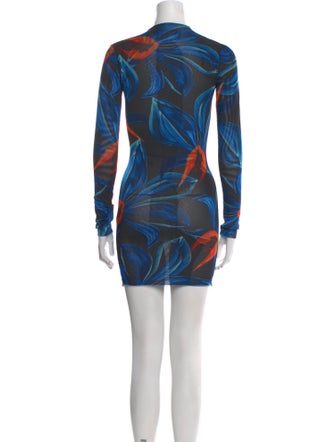 Louisa Ballou Printed Mini Dress
