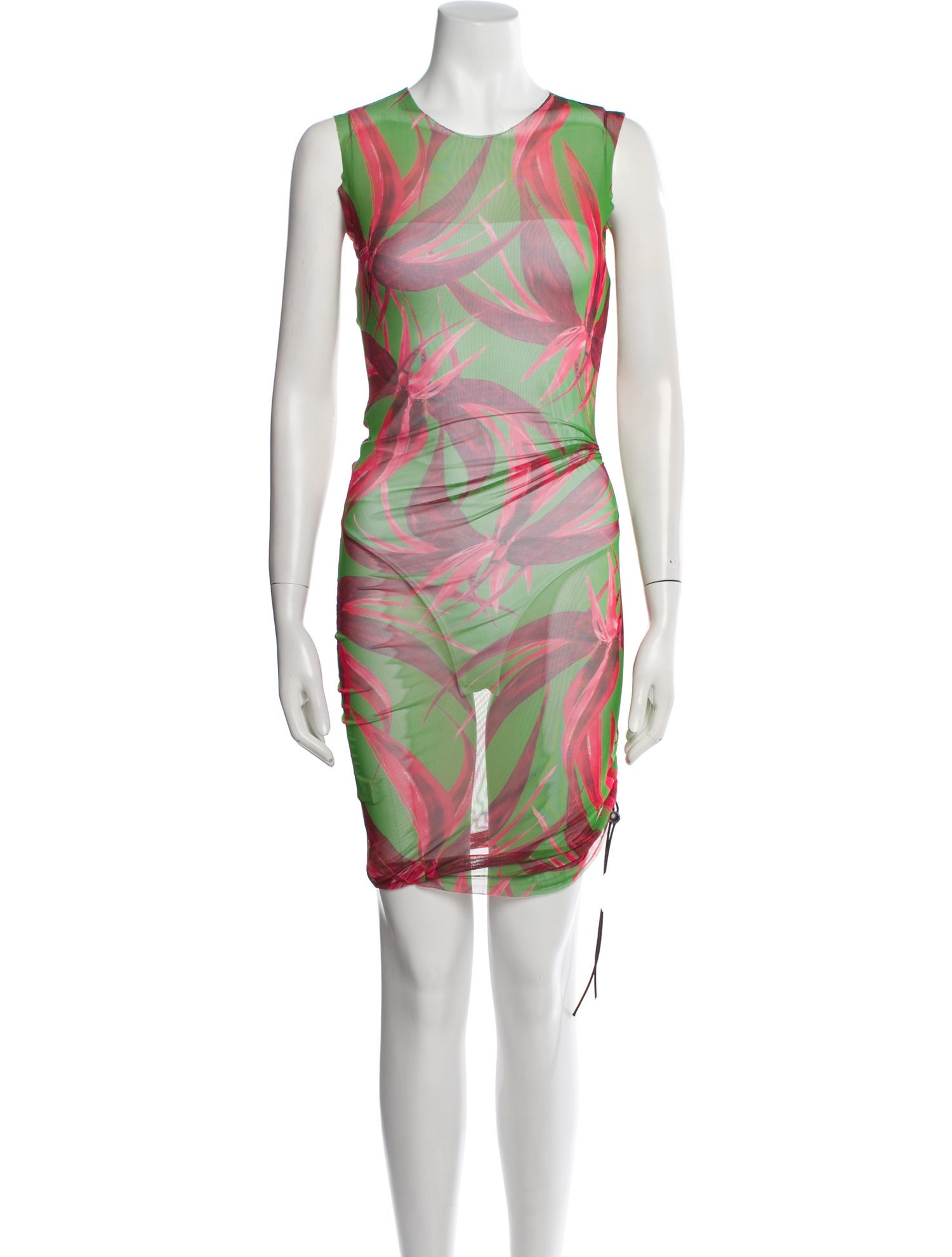 Louisa Ballou Mesh Midi Length Dress