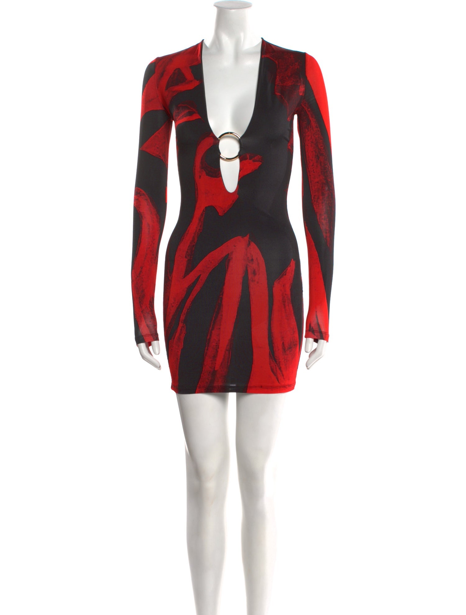 Louisa Ballou Printed Mini Dress