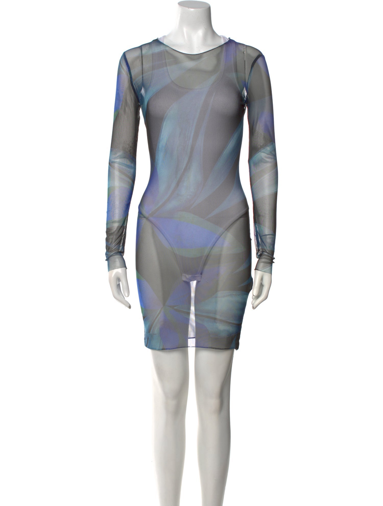 Louisa Ballou Printed Mini Dress