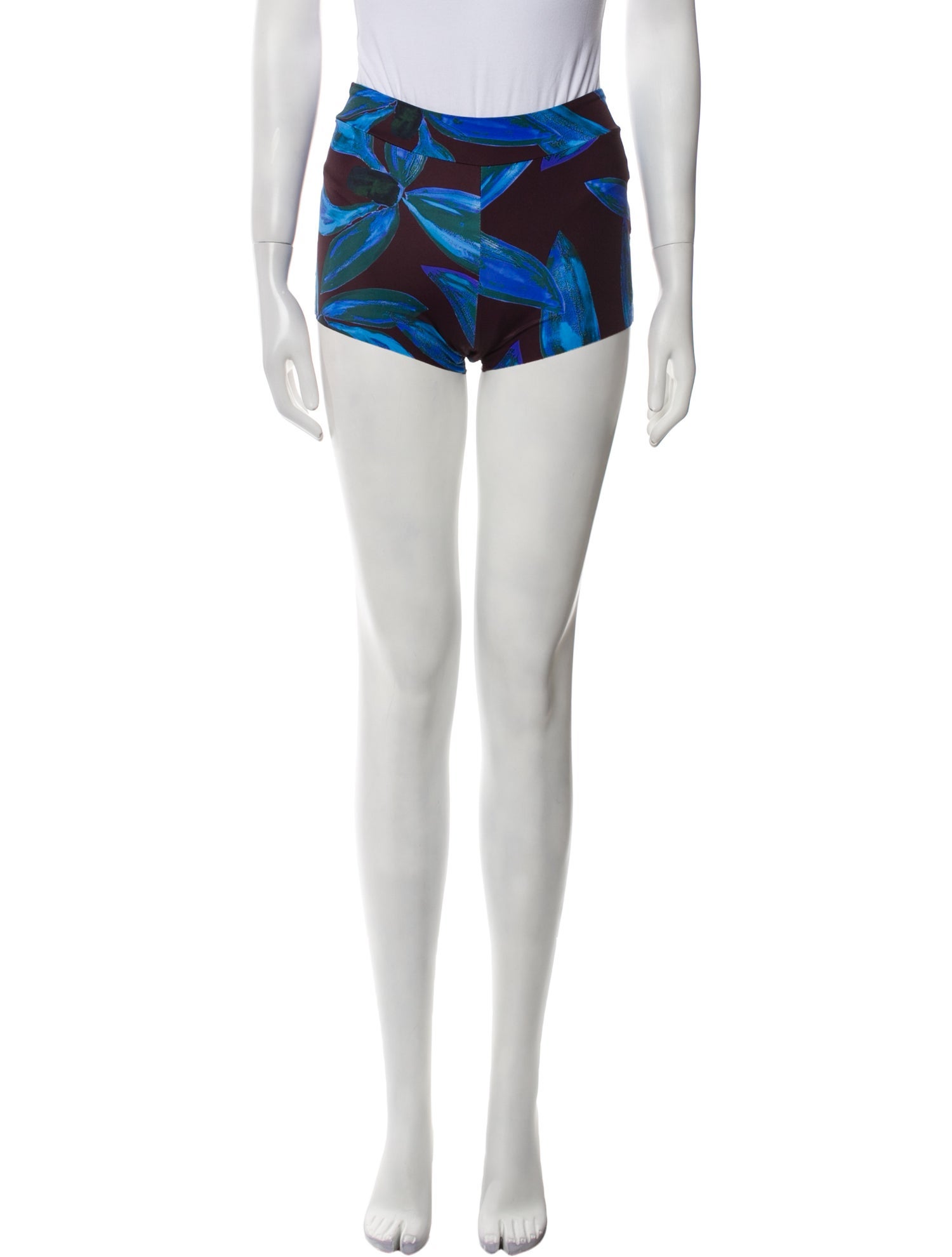 Louisa Ballou Printed Mini Shorts