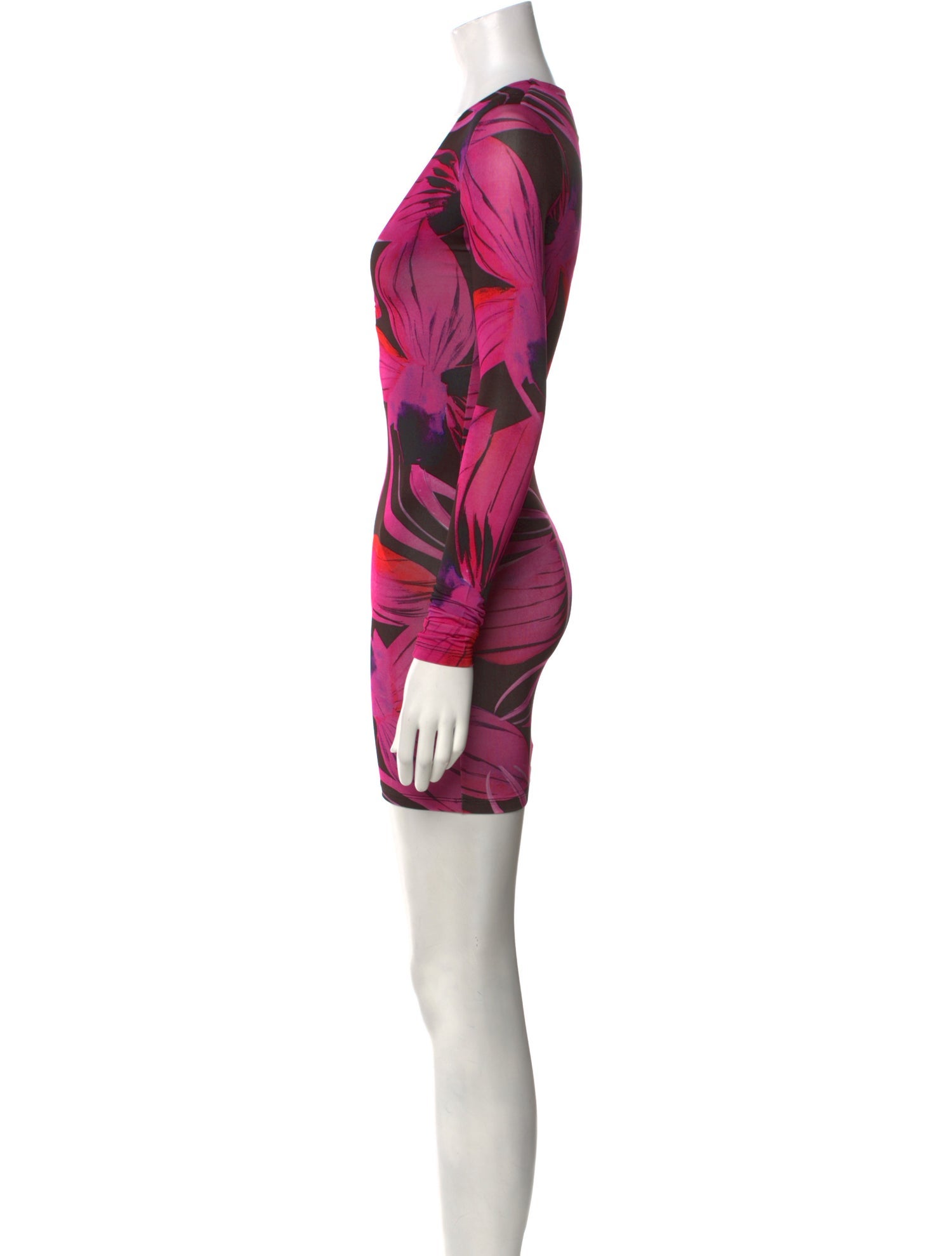 Louisa Ballou Printed Mini Dress w/ Tags