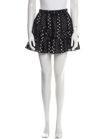 LoveShackFancy Skirts Printed Mini Skirt Petite