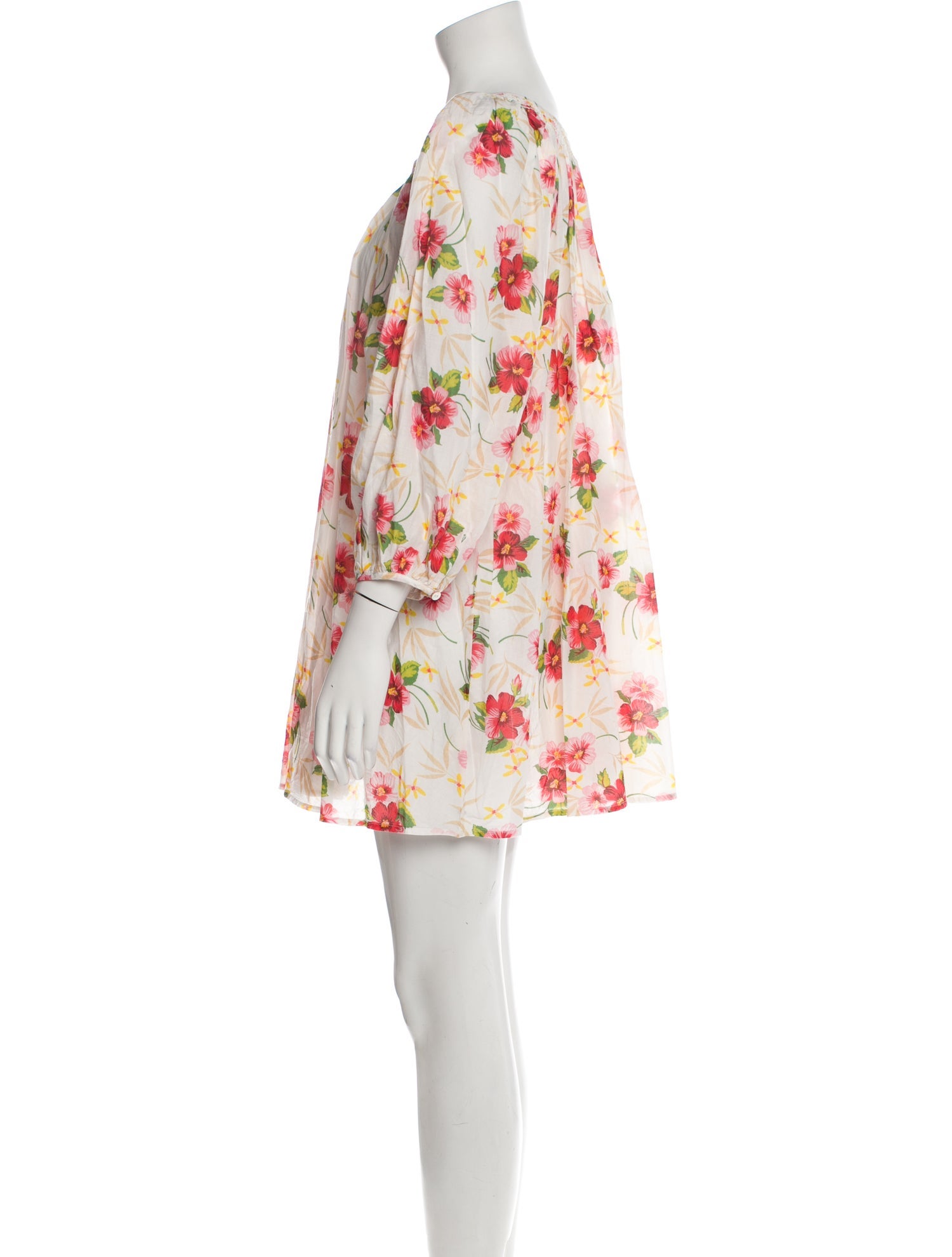 LoveShackFancy Floral Print Mini Dress w/ Tags