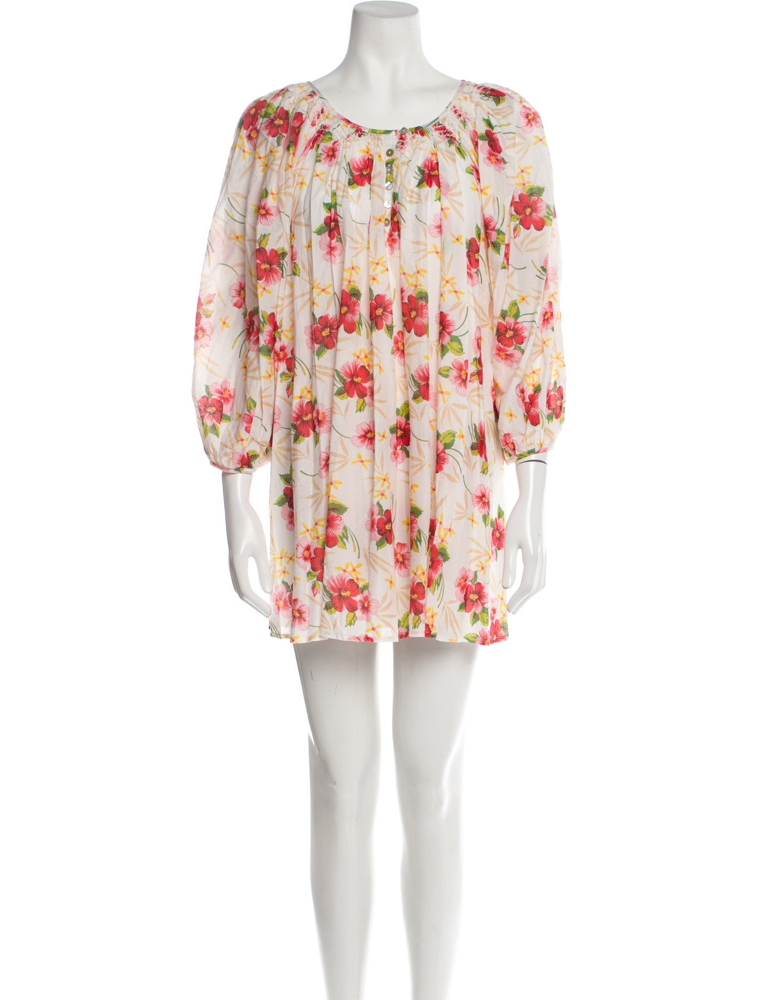 LoveShackFancy Floral Print Mini Dress w/ Tags