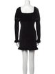 LoveShackFancy Square Neckline Mini Dress
