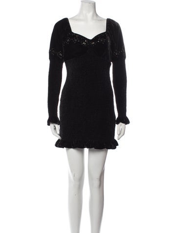 LoveShackFancy Dresses V-Neck Mini Dress L