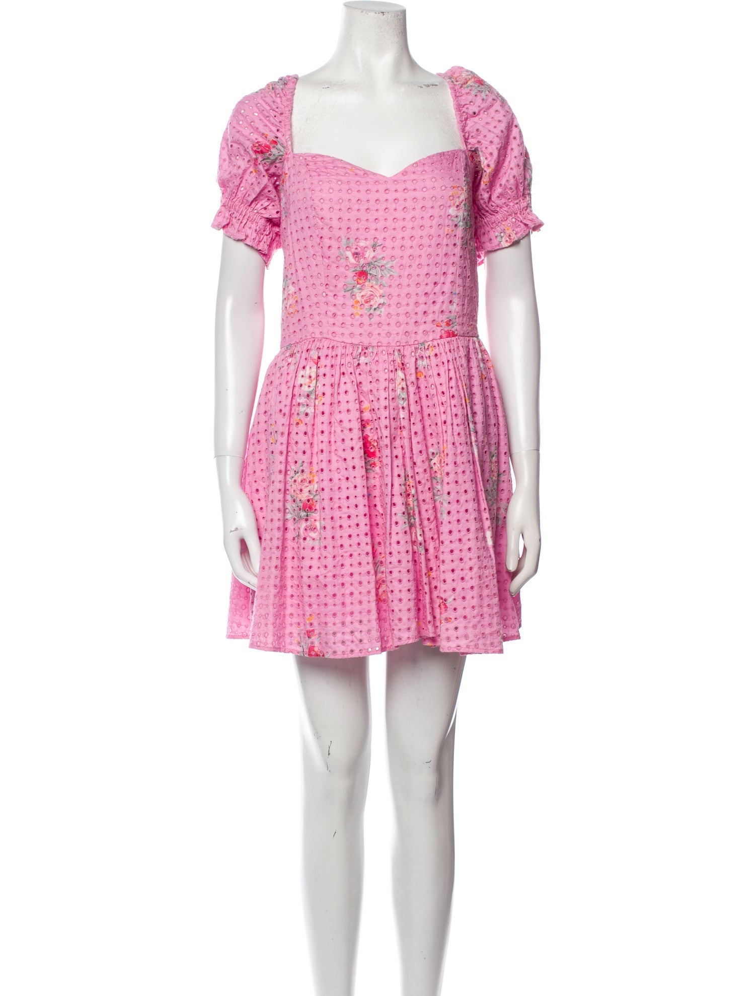 LoveShackFancy Floral Print Mini Dress w/ Tags