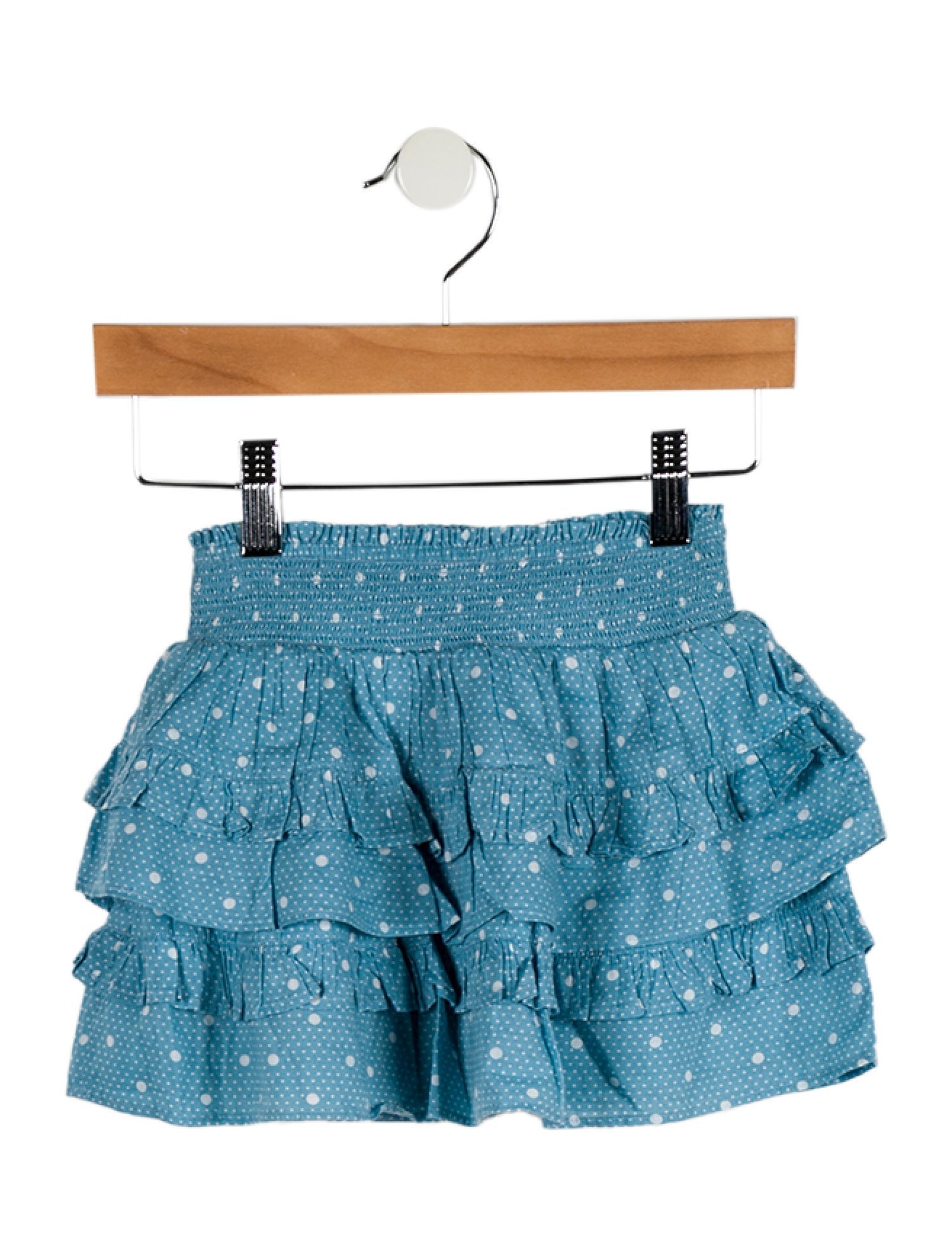 LoveShackFancy Toddler Girls Polka-dot Ruffle Skirt w/ Tags