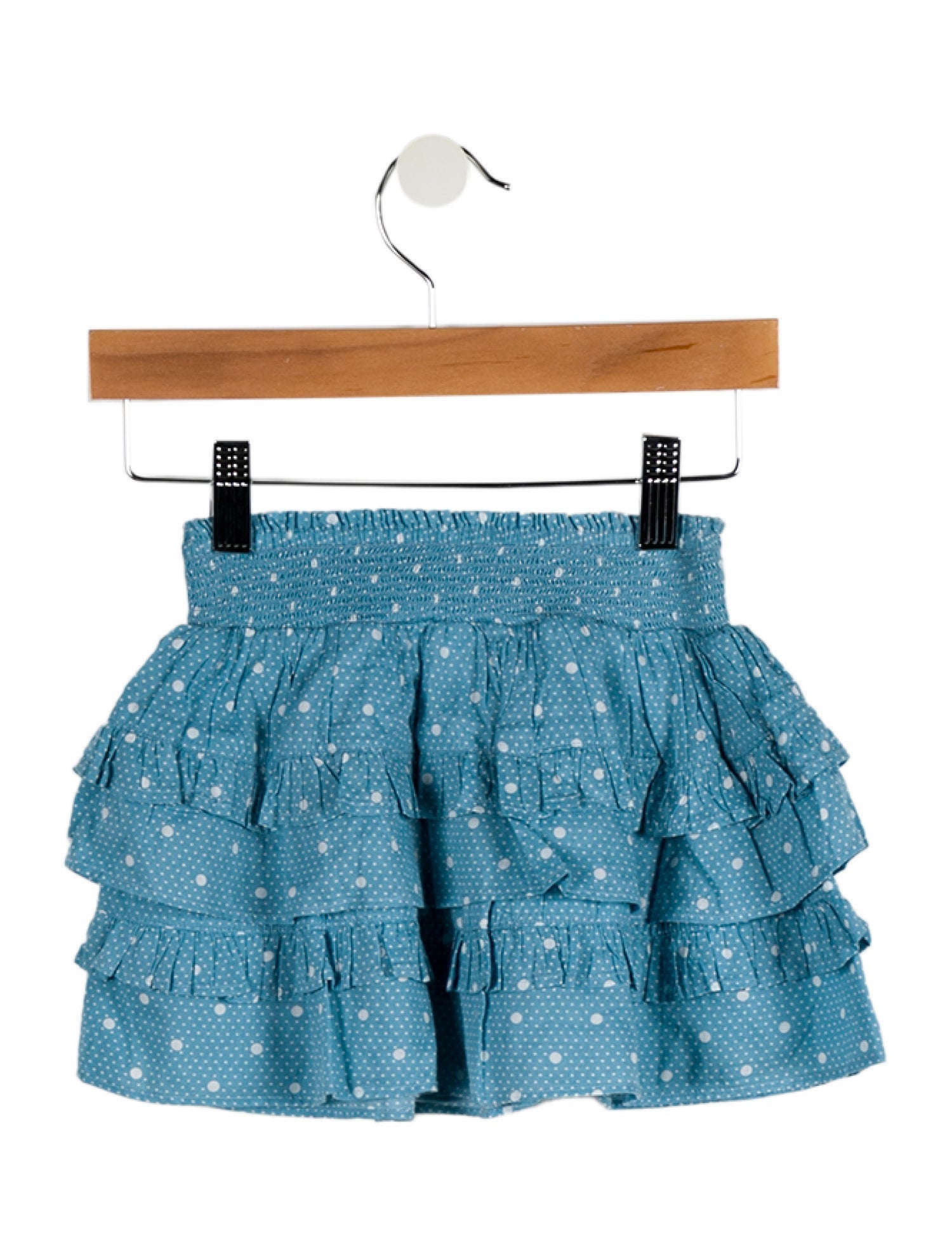LoveShackFancy Toddler Girls Polka-dot Ruffle Skirt w/ Tags