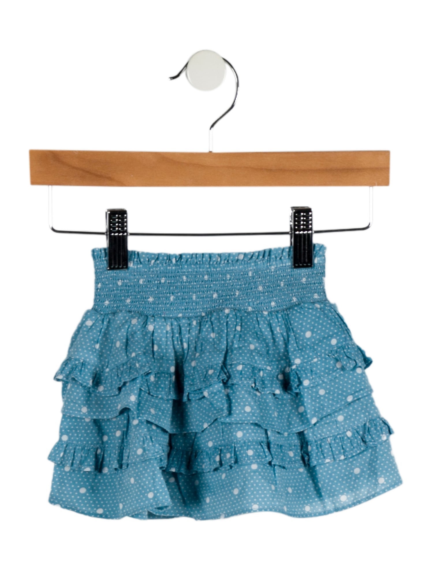 LoveShackFancy Infant Girls Polka-dot Ruffle Skirt